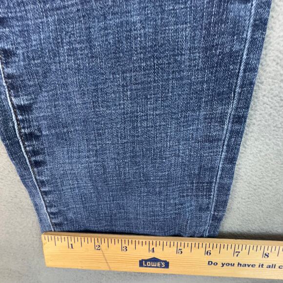 American Eagle Outfitter Jeans Mens Distressed Destroy Slim Flex Blue 31x32 - Picture 11 of 13